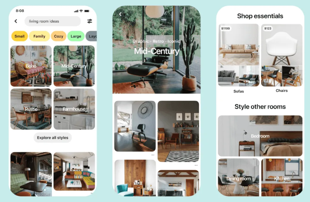 Anuncios Pinterest Shopping