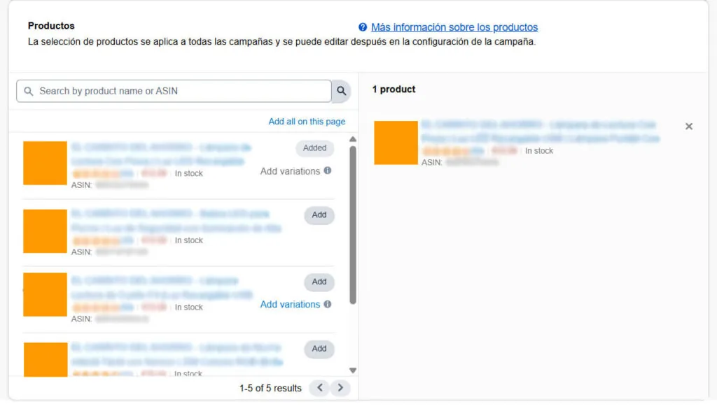 Amazon Attribution asociar los productos cargando archivo