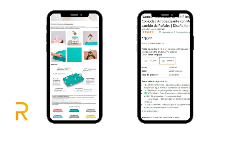 enhanced content en Amazon