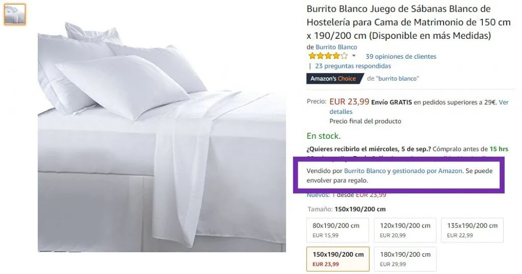 Vendido por 3P