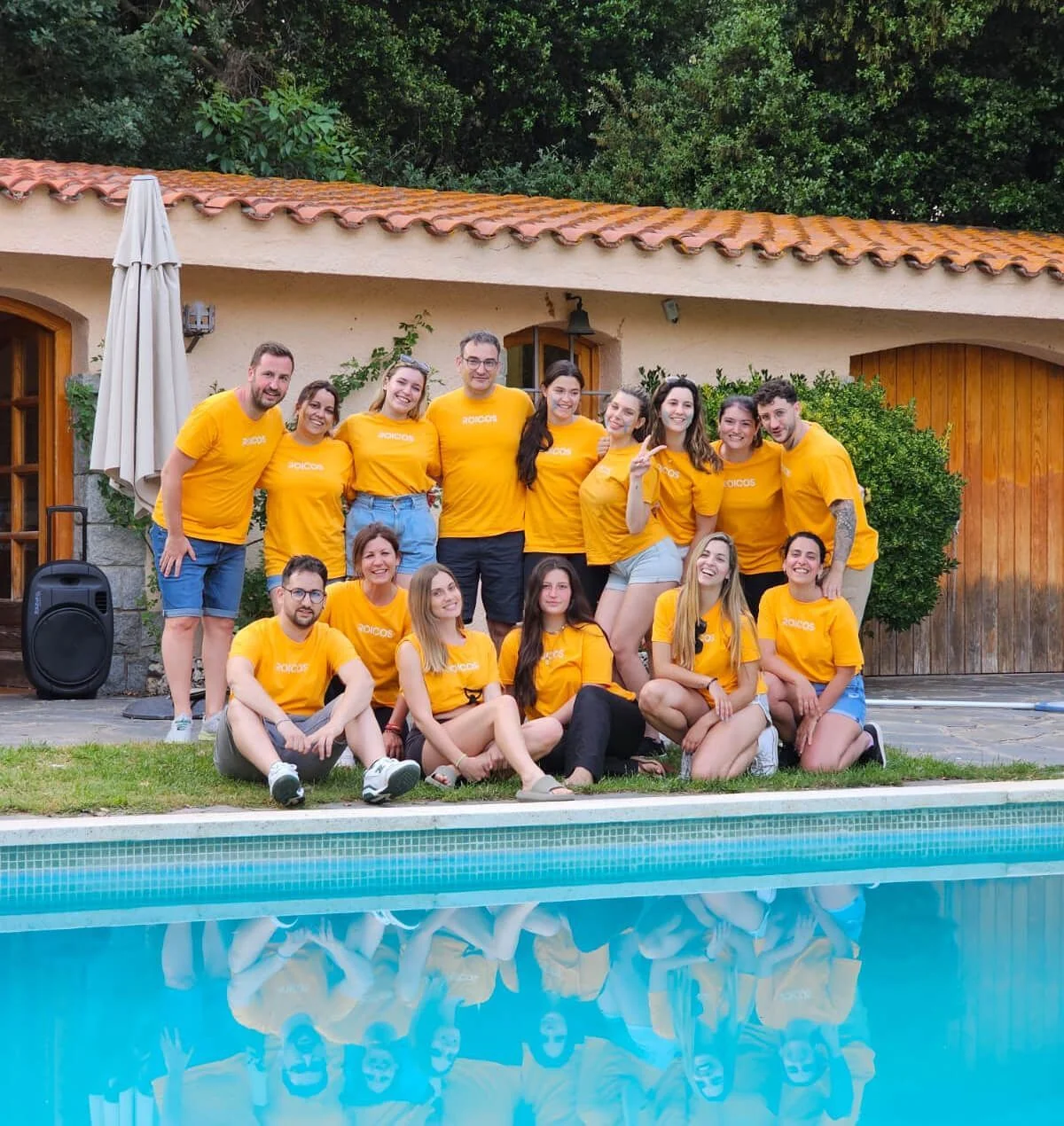 Teambuilding del equipo de Roicos